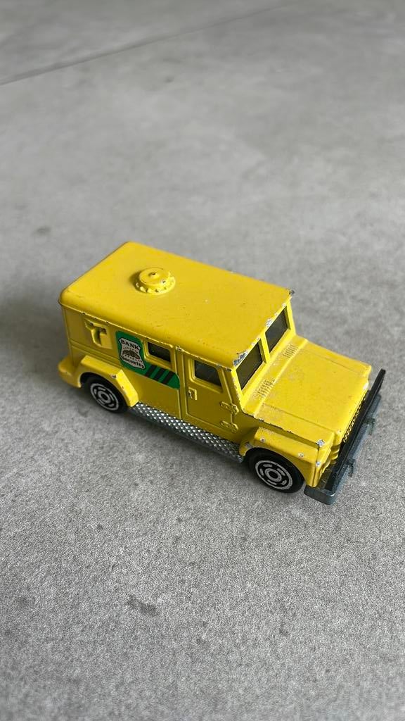 Majorette Bank Security uit 1980, Ophalen of Verzenden, Zo goed als nieuw, Auto