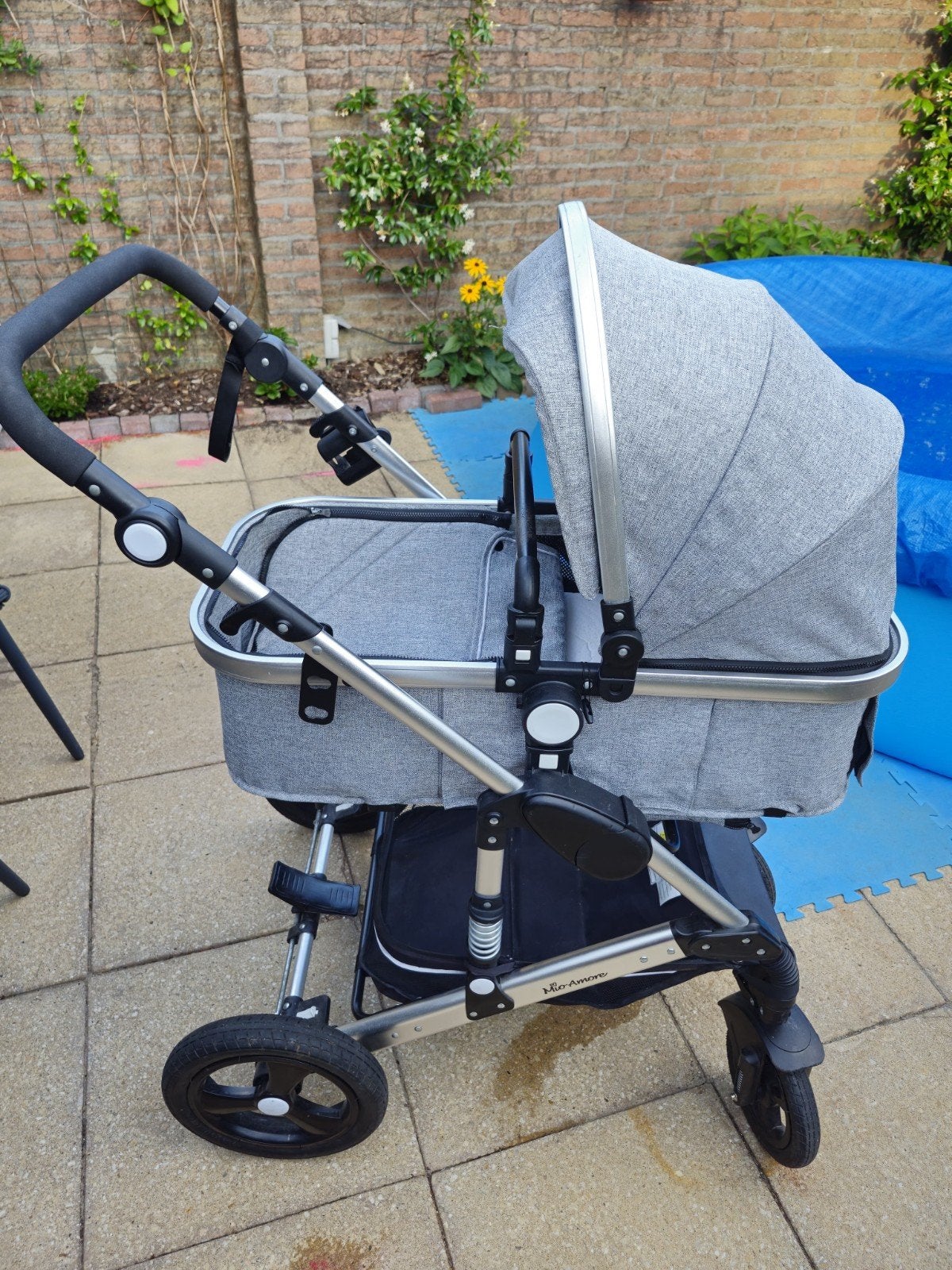 Complete Kinderwagen set met losse maxicosi, Ophalen, Zo goed als nieuw, Overige merken, Verstelbare duwstang