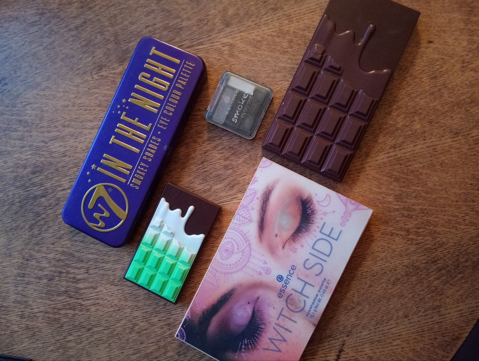 Partij oogmake up/oogschaduw, Ophalen
