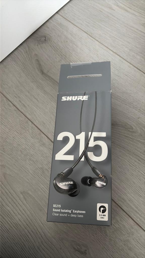 Shure SE215 Sound Isolating Oordopjes - Nieuw in doos, Ophalen of Verzenden, Zo goed als nieuw, Op oor (supra aural), Overige merken