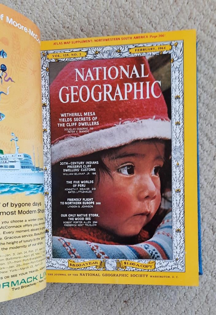 National Geographic magazines Engelstalig 1964-1998, Boeken, Ophalen, Zo goed als nieuw, Wetenschap en Natuur