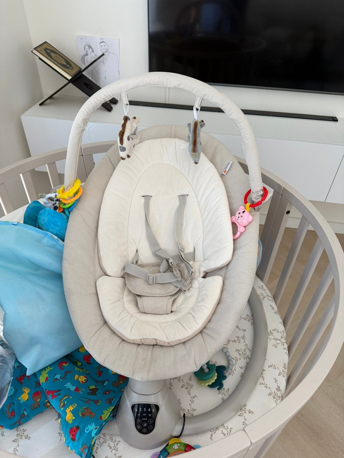 Babyschommelstoel, Ophalen of Verzenden, Zo goed als nieuw