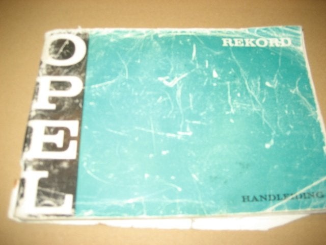 Handleiding opel rekord 1979, Ophalen of Verzenden