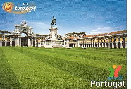 Ansichtkaart 	Euro 2004	Portugal	Lissabon, Verzenden, 1980 tot heden, Ongelopen, Sport en Spel