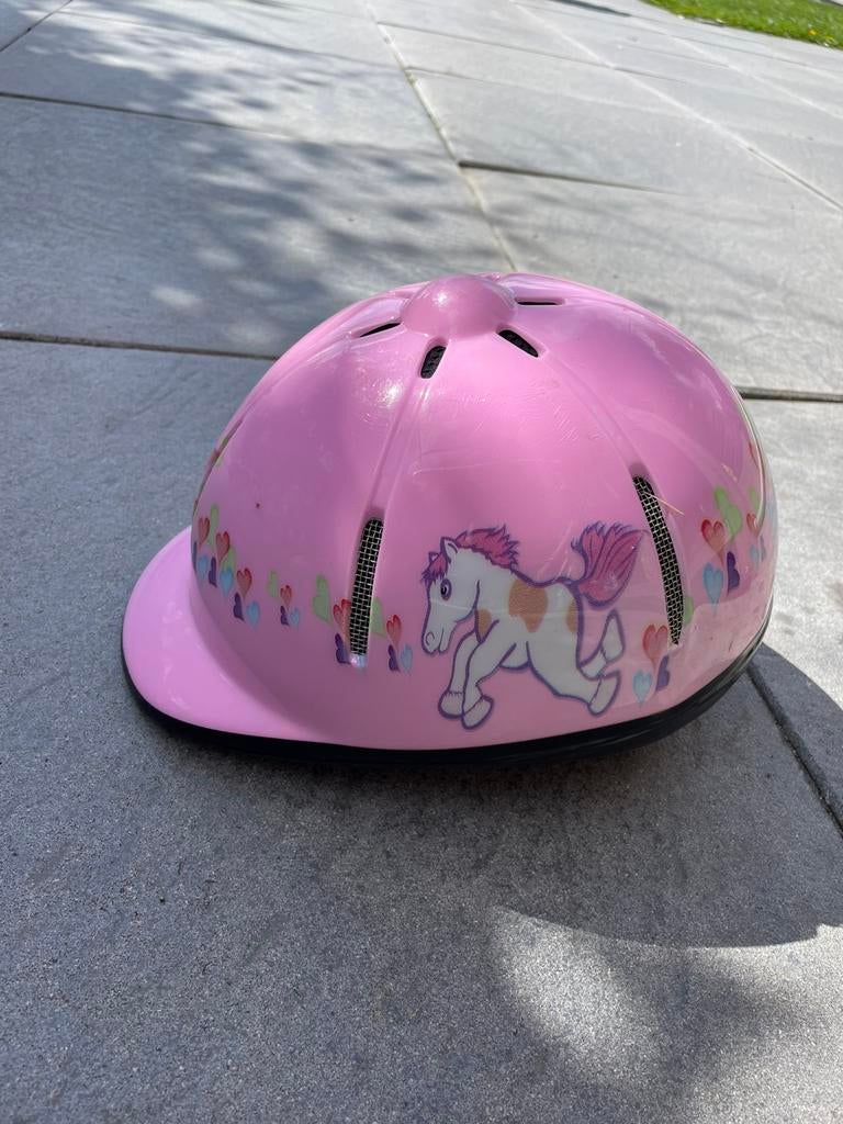 Paardrij cap Red Horses 48-52cm, Ophalen of Verzenden, Zo goed als nieuw, Rijden