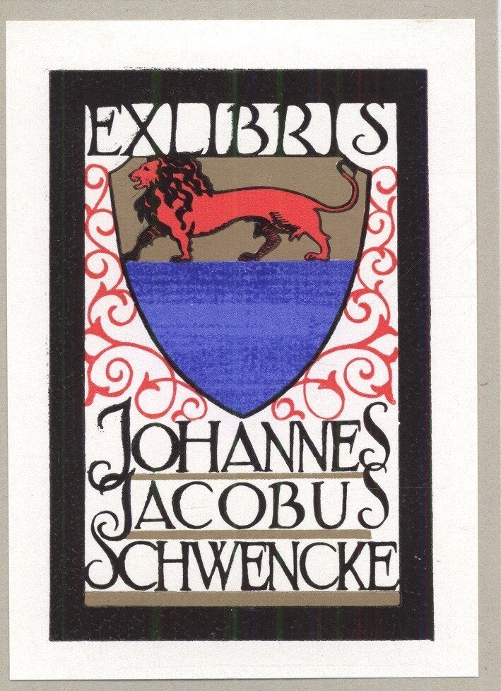 1490 Ex Libris Nederland : Jeanne Bieruma Oosting, 1942, Verzenden, Ex libris