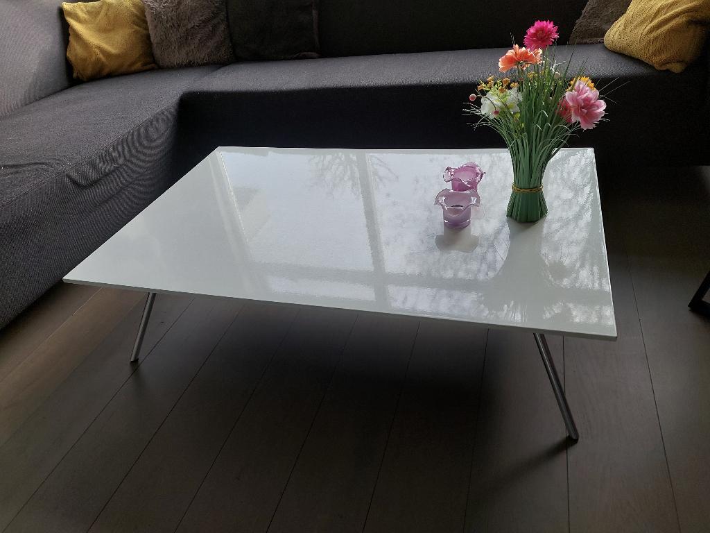 salontafel, Huis en Inrichting, Tafels | Salontafels, Ophalen, Gebruikt, Overige materialen, 100 tot 150 cm