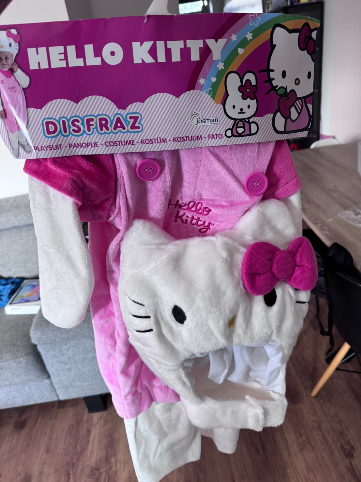 Hello kitty pak, Ophalen, Zo goed als nieuw