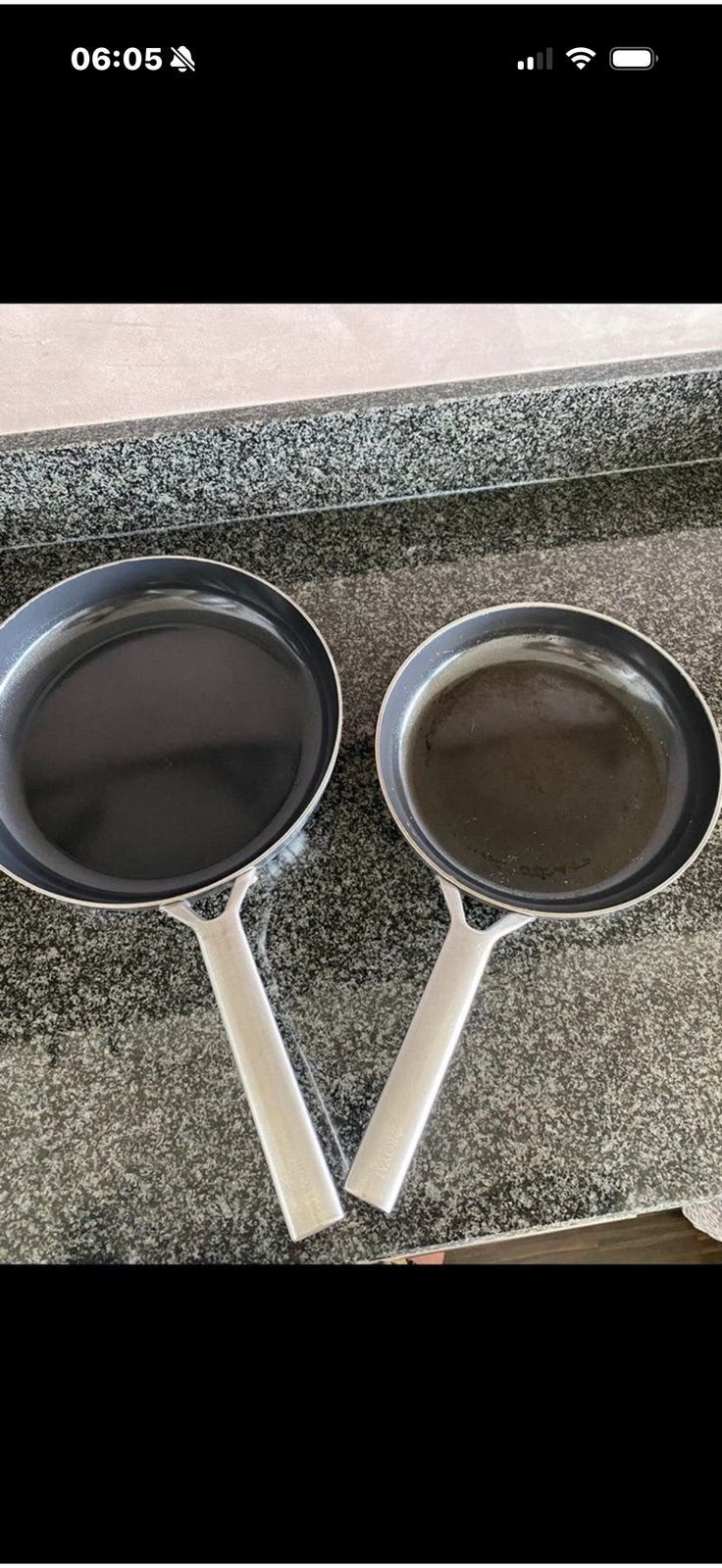 Royal Van Kempen& Begeer Koekenpan RVS 24 cm, Huis en Inrichting, Keuken | Potten en Pannen, Koekenpan, Gebruikt, Antiaanbaklaag