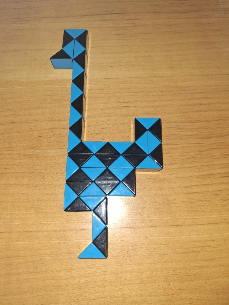 Magic puzzel 48 stuks blauw, Ophalen, 500 t/m 1500 stukjes, Zo goed als nieuw, Rubik's of 3D-puzzel