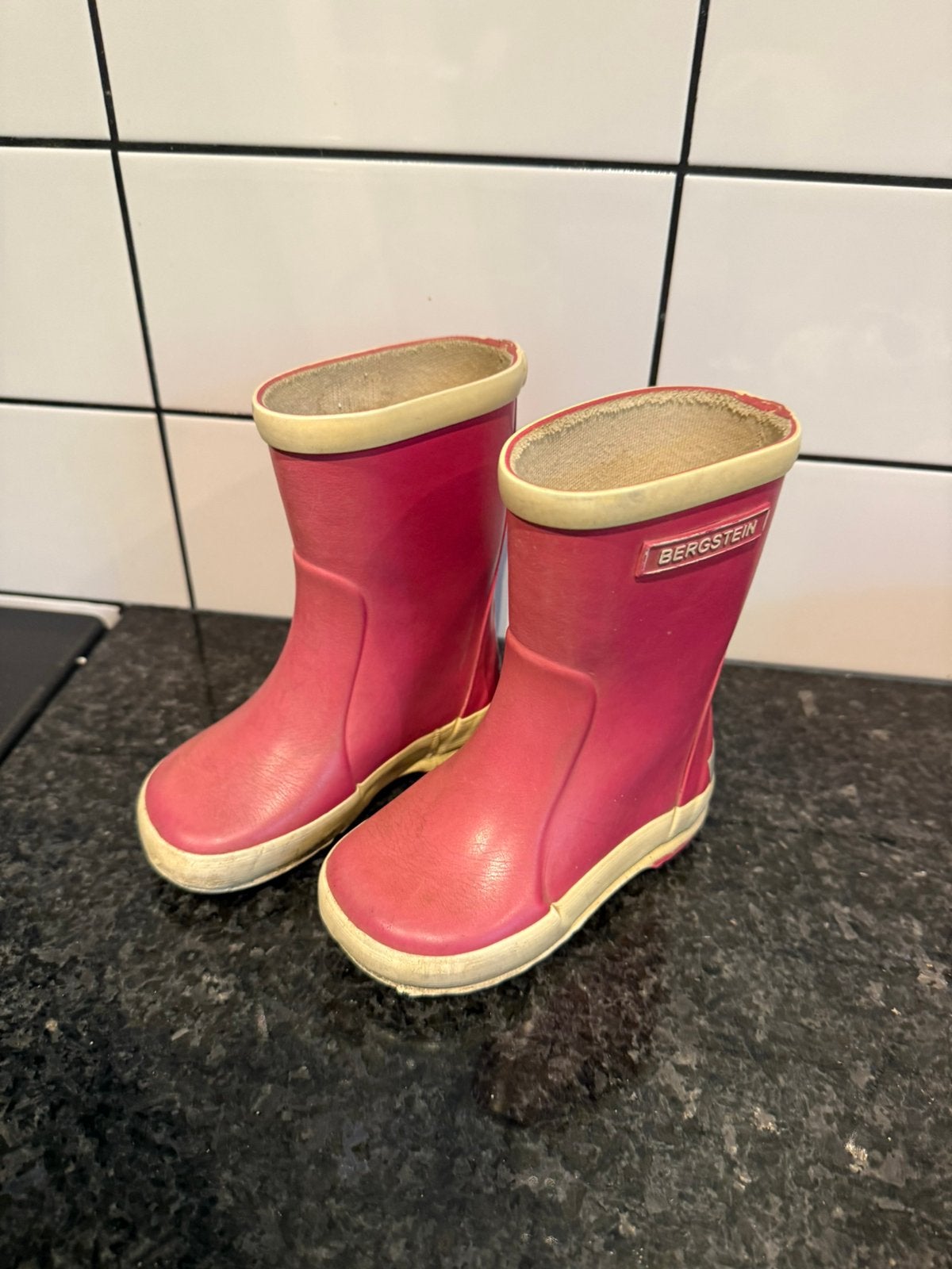 Roze Bergstein laarzen laarsjes maat 21, Kinderen en Baby's, Gebruikt, Meisje, Ophalen of Verzenden, Laarzen