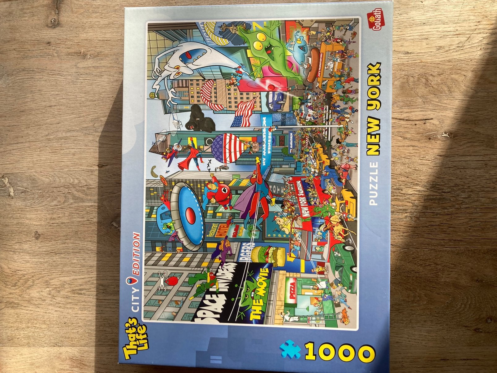 That’s Life puzzel city edition 1000 stukjes, Hobby en Vrije tijd, Ophalen of Verzenden, 500 t/m 1500 stukjes, Gebruikt, Legpuzzel