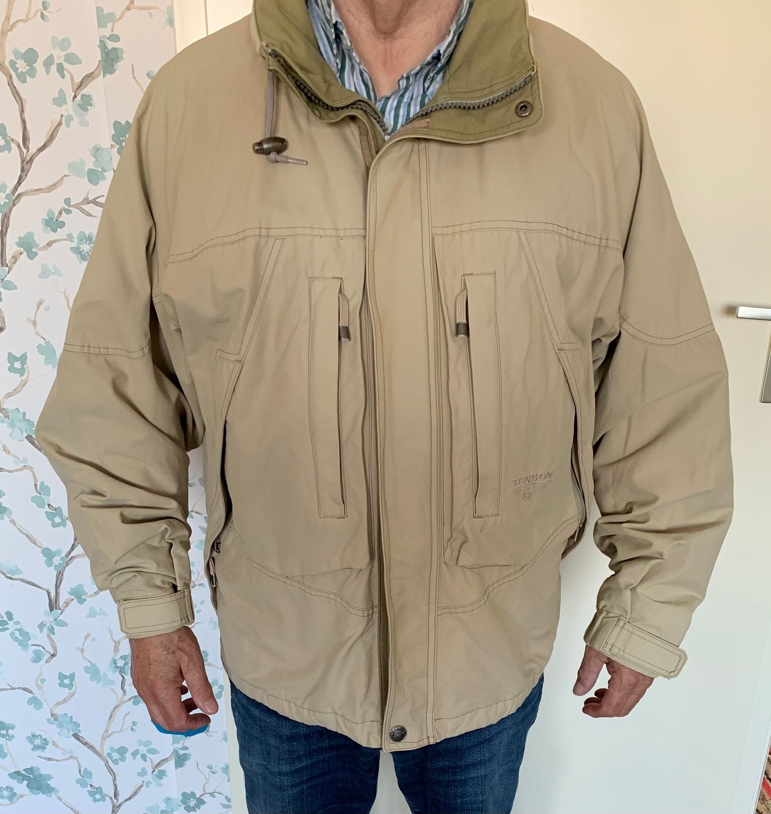 Tenson winterjas, Ophalen of Verzenden, Gedragen, Maat 52/54 (L), Beige