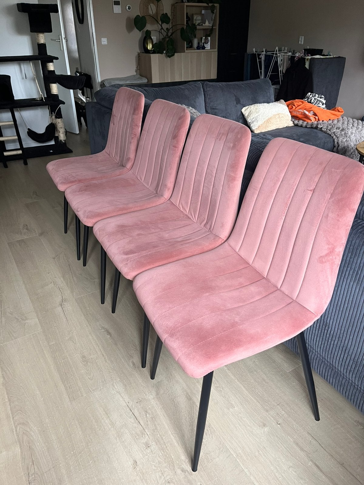 Eetkamer stoelen, Ophalen, Zo goed als nieuw, Overige kleuren, Vier
