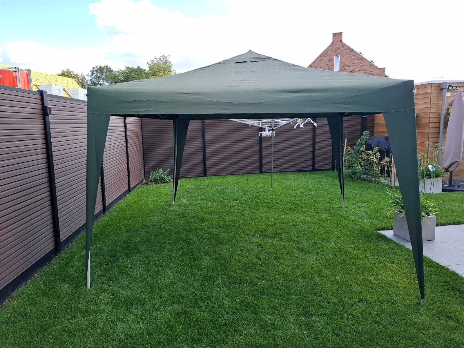 partytent 3x3 meter, Ophalen, Gebruikt, Opvouwbaar, Partytent