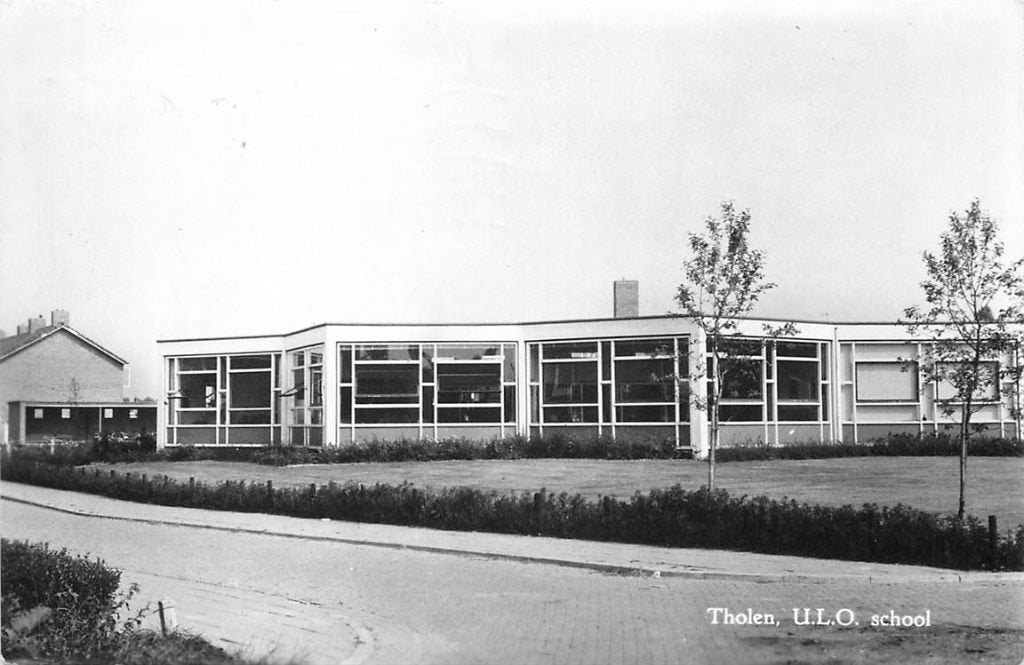 378-388-021 Tholen ULO School, Verzamelen, Verzenden, Voor 1920, Zeeland