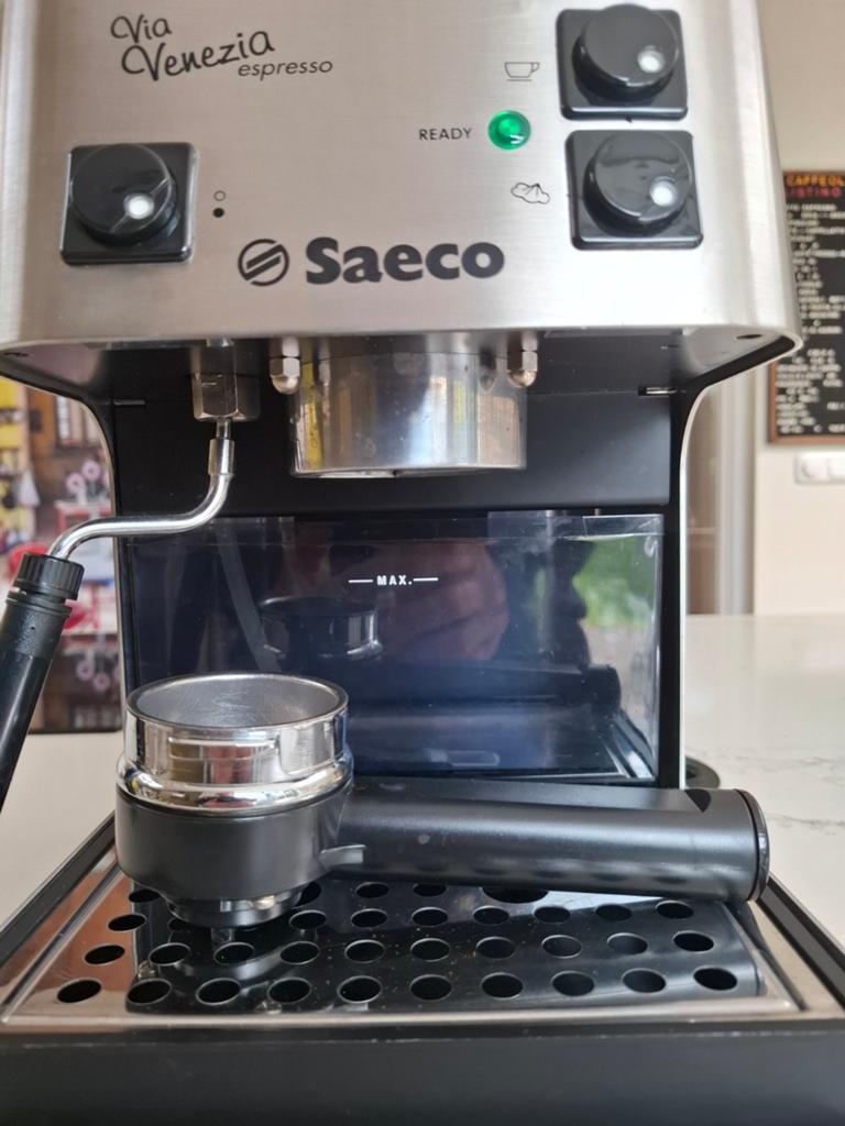 Saeco Via Venezia Espresso Apparaat, Ophalen, Gebruikt, Espresso apparaat, Gemalen koffie