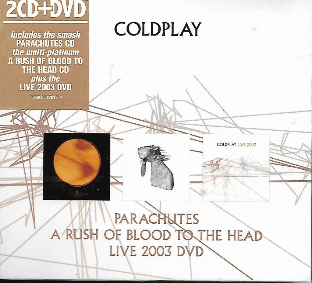 Coldplay - Parachutes, a rush of blood to the head, Live2003, Ophalen of Verzenden, Gebruikt