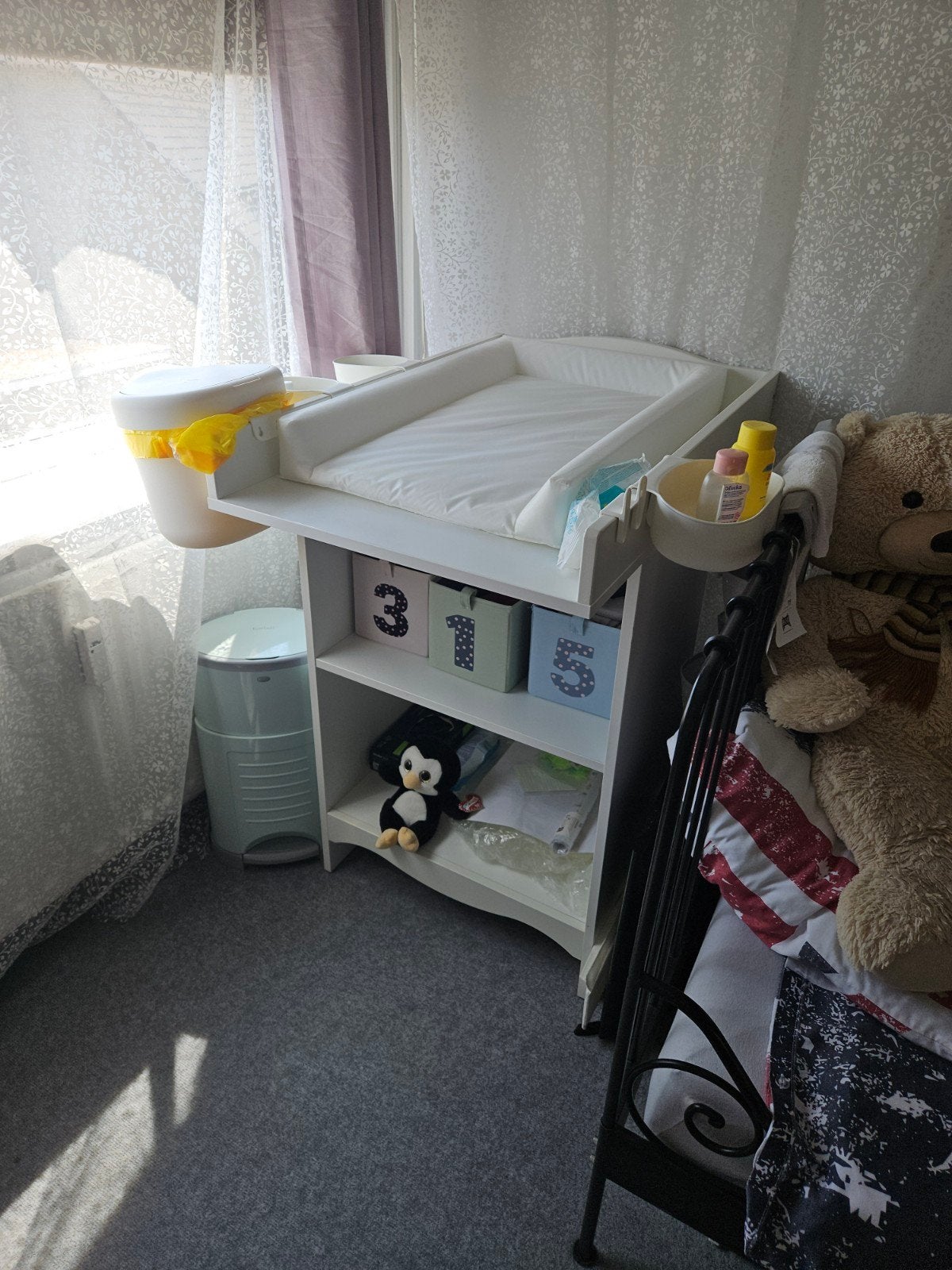 Commode / Verschoontafel met opbergruimte, Gebruikt, 50 tot 70 cm, Ophalen of Verzenden, 75 tot 100 cm
