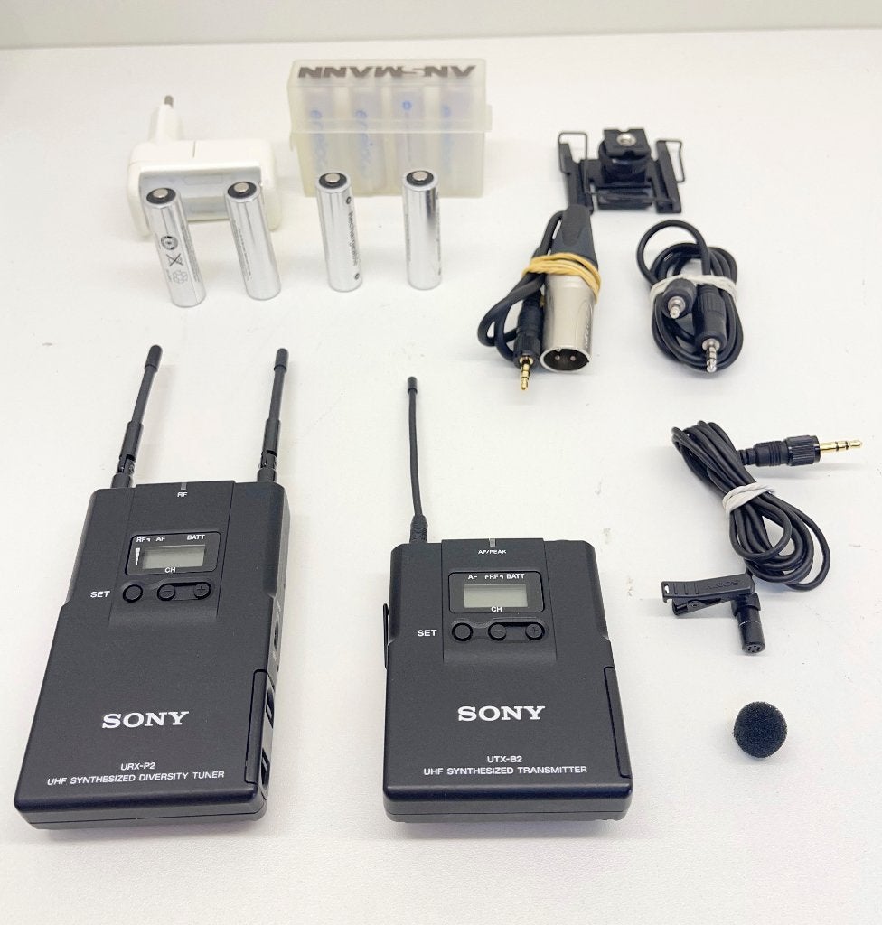 SONY professioneel draadloos dasspeldmicrofoonsysteem, N, N, Zo goed als nieuw, Sony