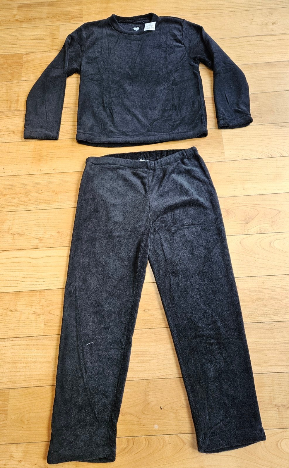 Nieuw 2-delig zwartvvadstof huispak / pyjama L/XL, Ophalen of Verzenden, Nieuw, Maat 46/48 (XL) of groter