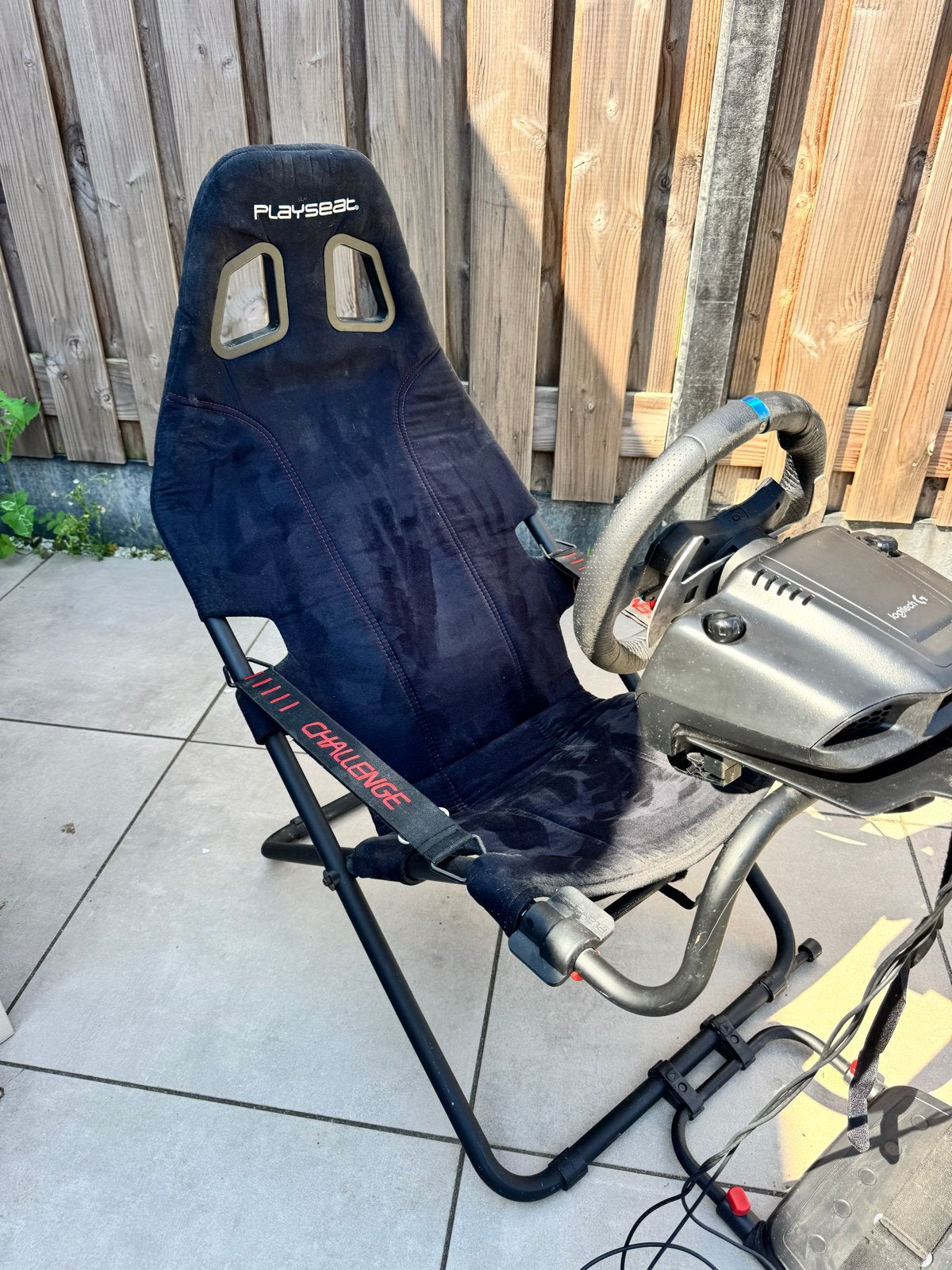 Logitech G29 + Playseat Challenge, Ophalen, Racestuur, Gebruikt, Force feedback