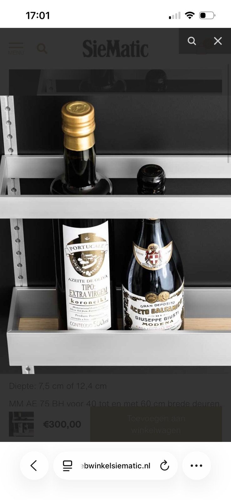 Siematic Multimatic houder, Ophalen of Verzenden, Gebruikt