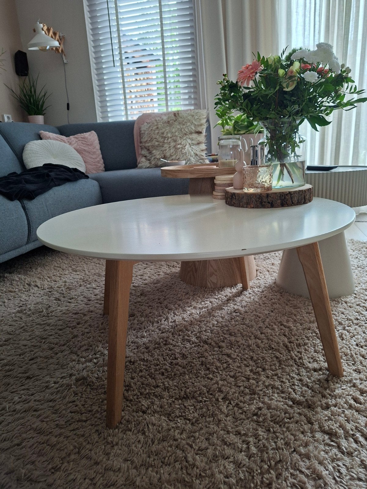 Salontafel, Huis en Inrichting, 50 tot 100 cm, Rond, Minder dan 50 cm, 50 tot 100 cm
