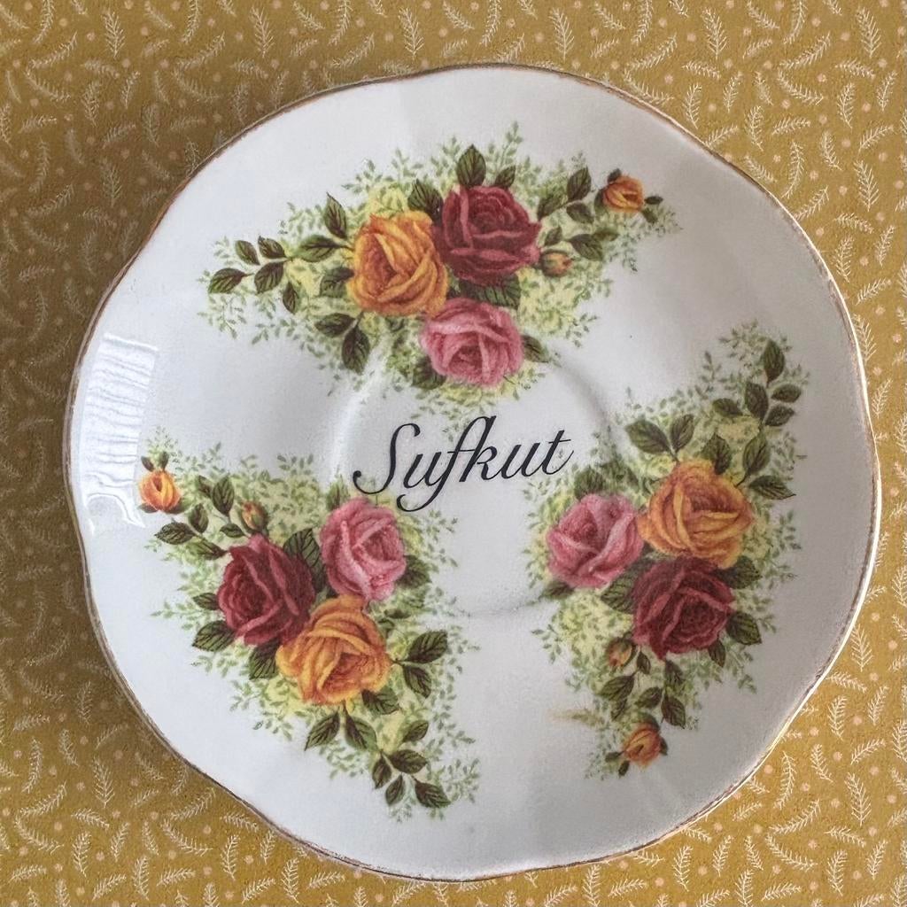 Vintage bordje met “leuke” tekst, Verzenden, Zo goed als nieuw
