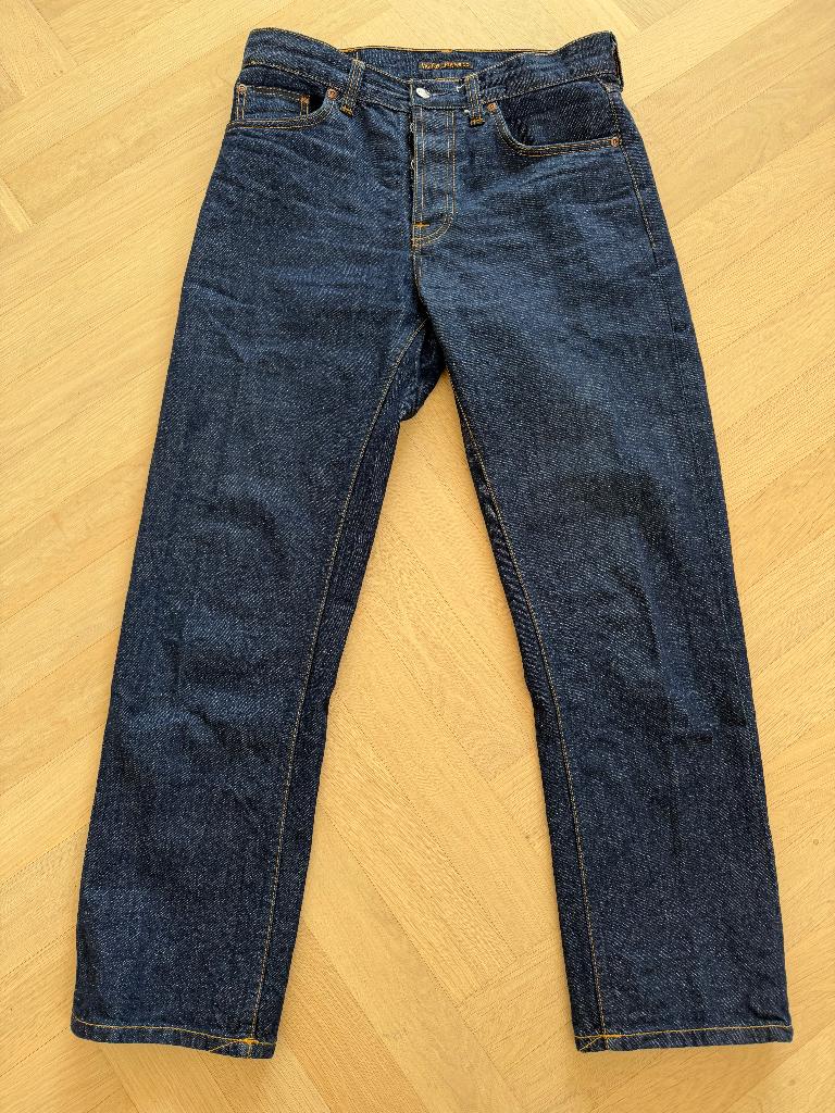 Nudie Rad Rufus 40s Redcast spijkerboek 31/30, Nudie Jeans, Blauw, Overige jeansmaten, Nieuw