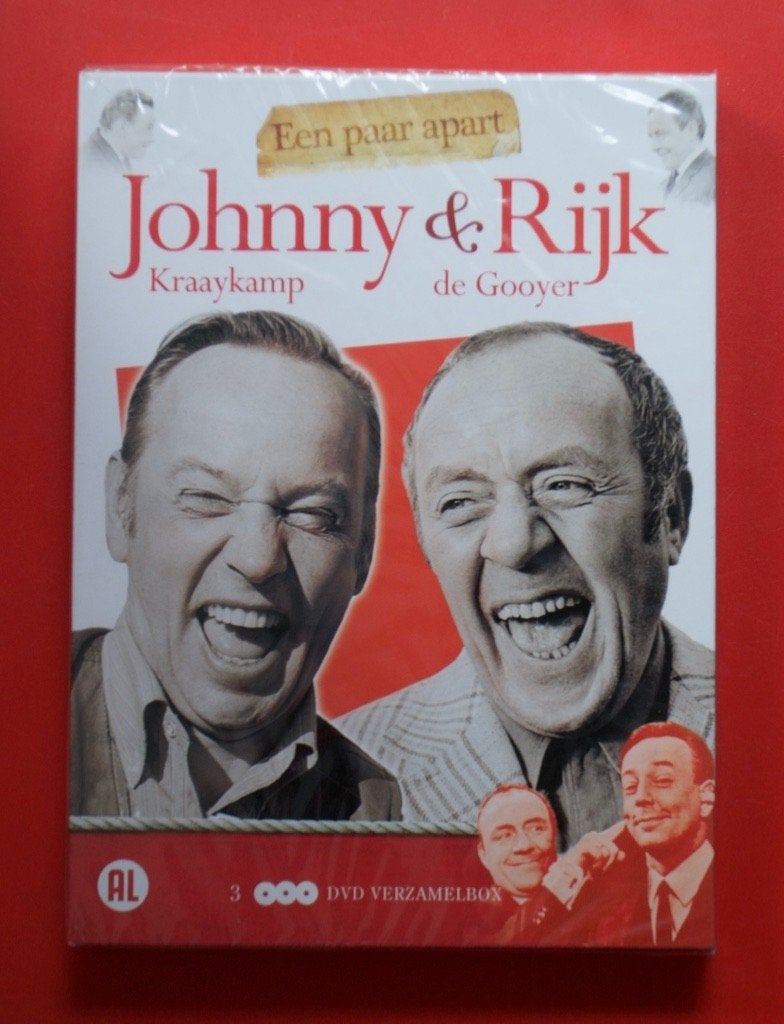 3dvd-box Johnny Kraaykamp & Rijk de Gooyer Een paar apart, Stand-up of Theatershow, Overige artiesten, Alle leeftijden, Ophalen of Verzenden