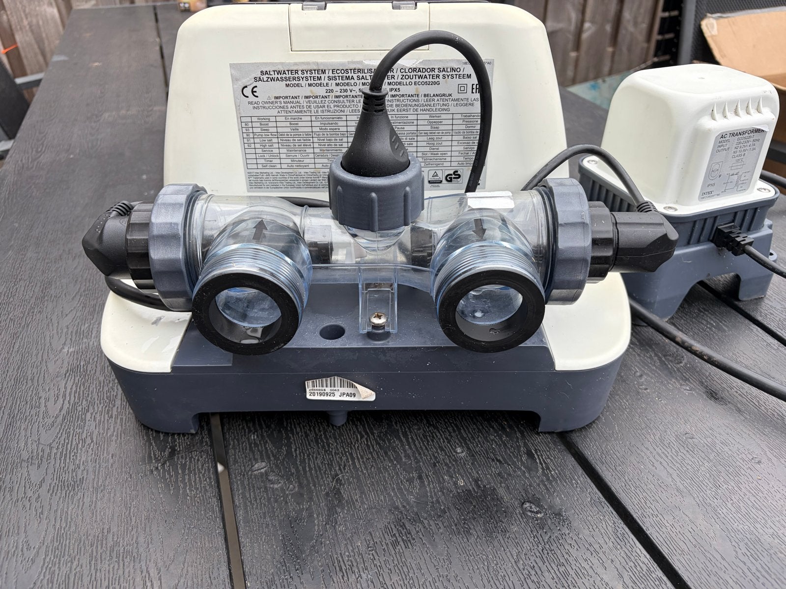Intex Zoutwatersysteem, Tuin en Terras, Ophalen, Gebruikt, Overige typen