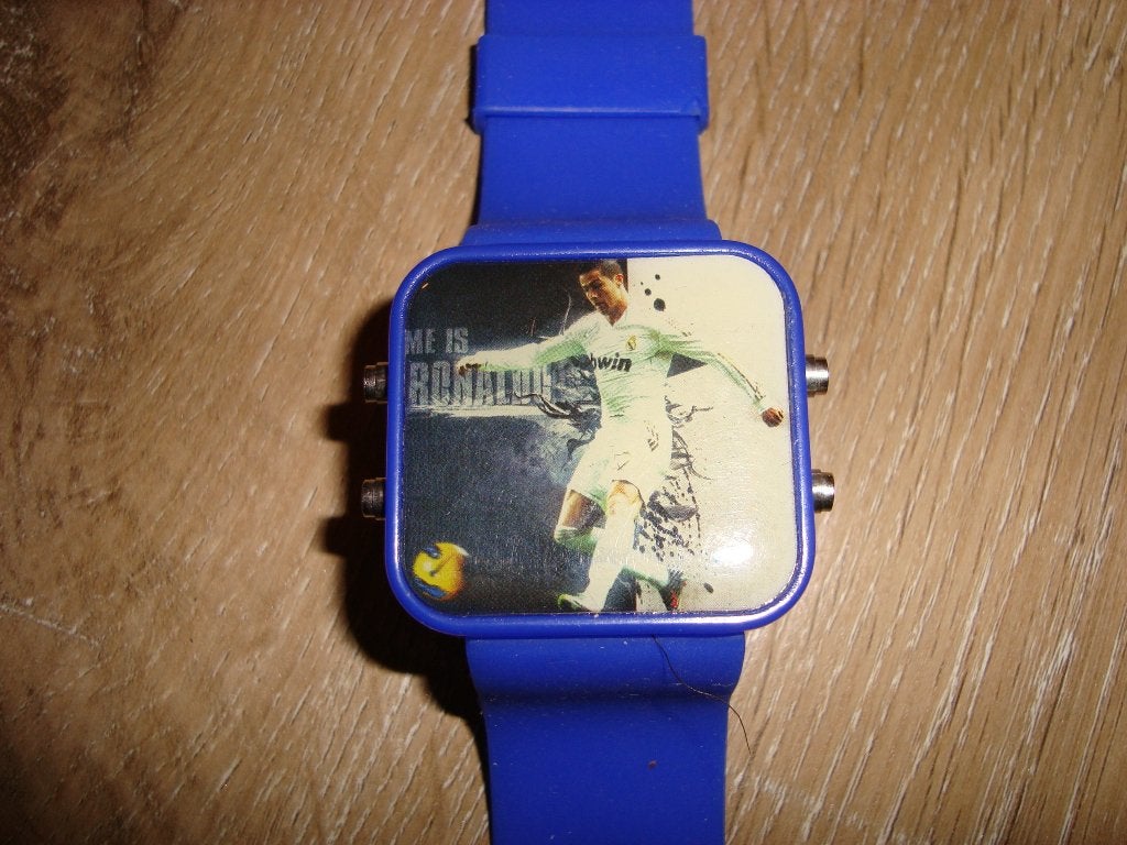Prachtig RONALDO polshorloge (digitaal) voor € 12,95 p/st., Verzenden, Nieuw, Blauw, Jongen of Meisje
