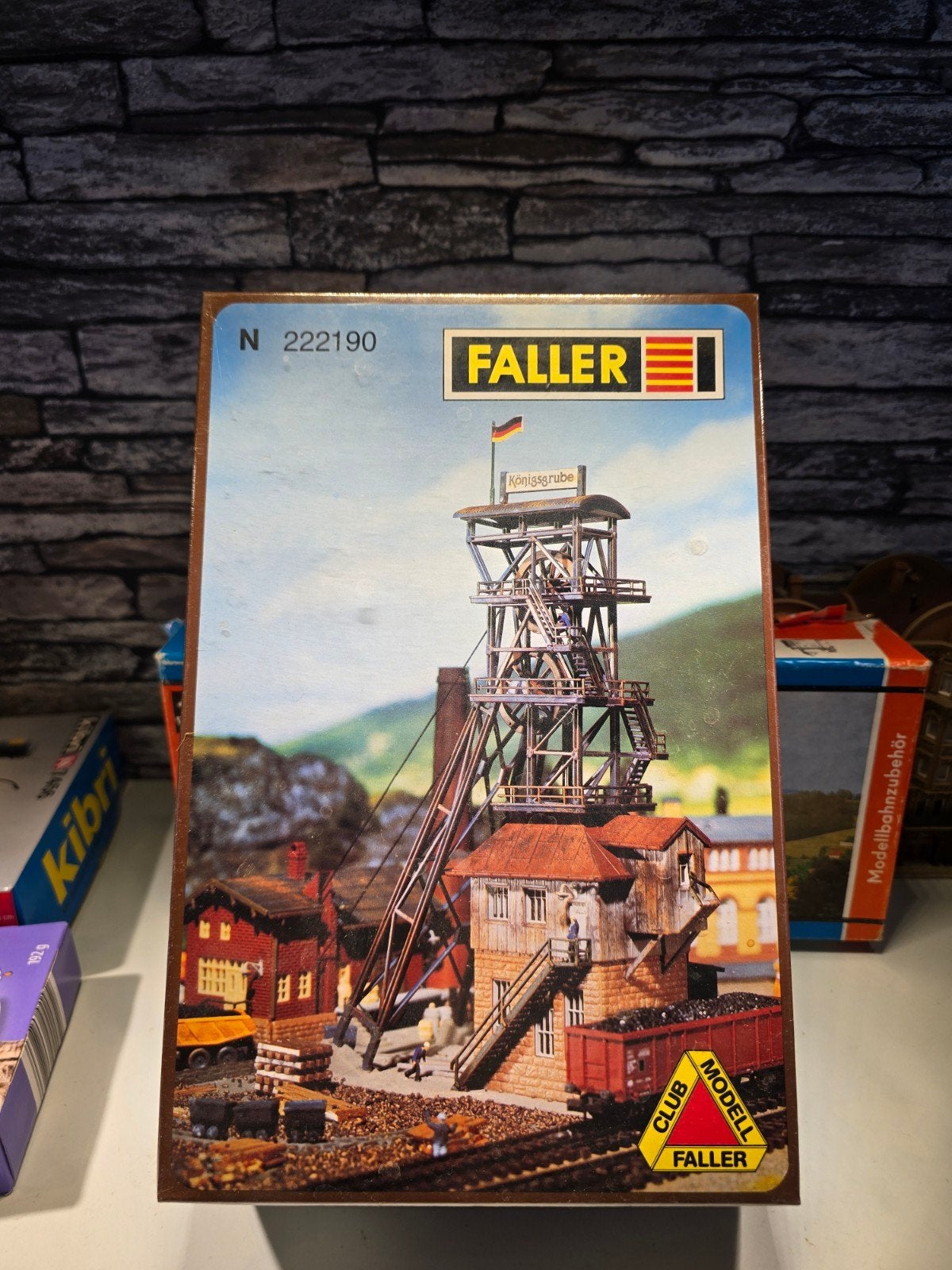 faller mijnbouwtoren N spoor trein 1:160, Overige merken, Gelijkstroom of Wisselstroom, Brug, Tunnel of Gebouw, Nieuw