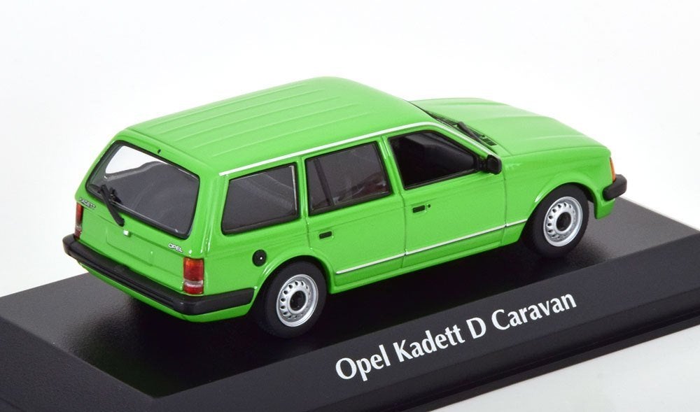 Maxichamps 1:43 Opel Kadett D Caravan 1979 groen, -, Nieuw, Ophalen of Verzenden, -