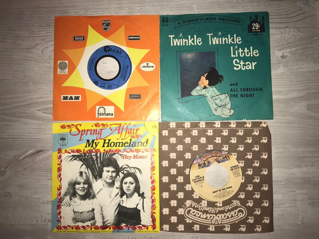 4 singels pop, Ophalen of Verzenden, Zo goed als nieuw, Pop