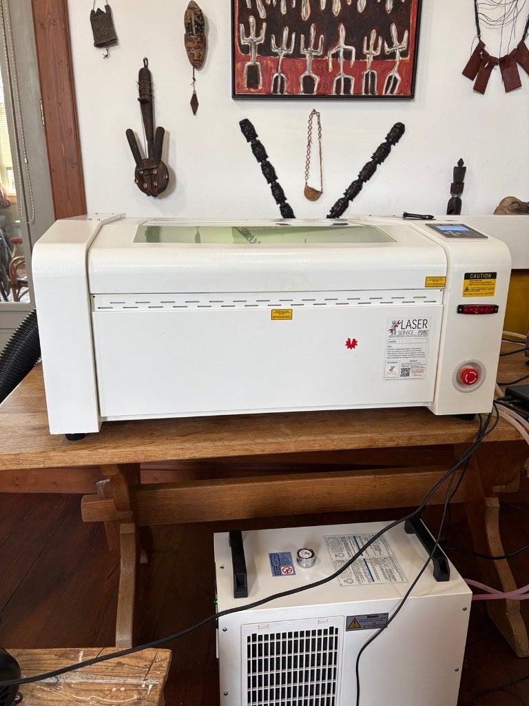 Lasermachine Nastja van Lasergraaf 60 watt, Doe-het-zelf en Verbouw, Gereedschap | Overige machines, Ophalen, Zo goed als nieuw