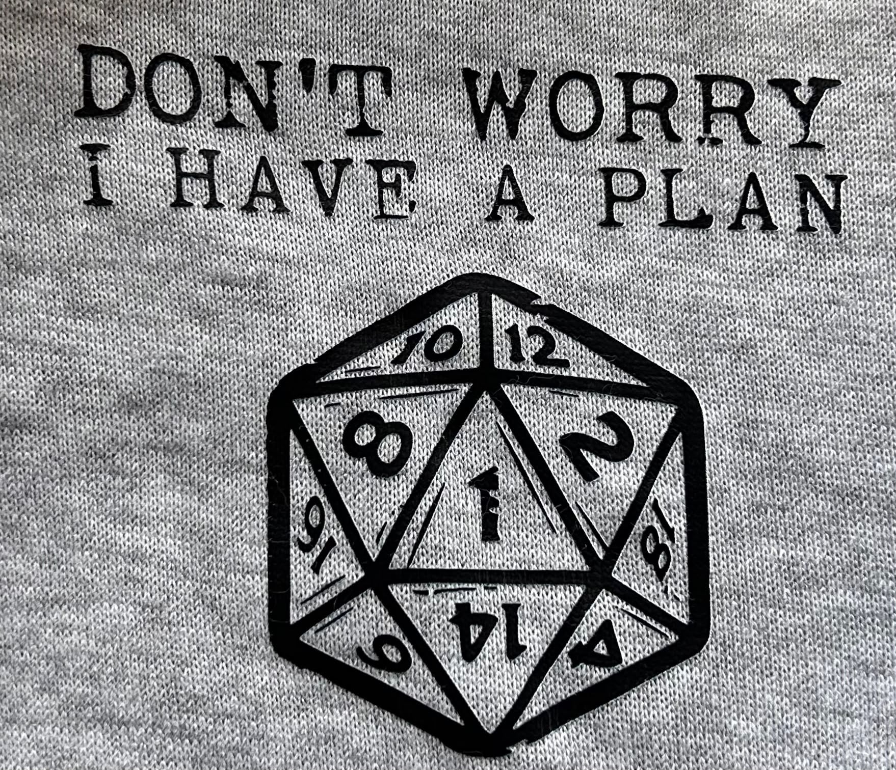 DND hoodie / Don’t worry I have a plan / Maat XL, Ophalen of Verzenden, Zo goed als nieuw