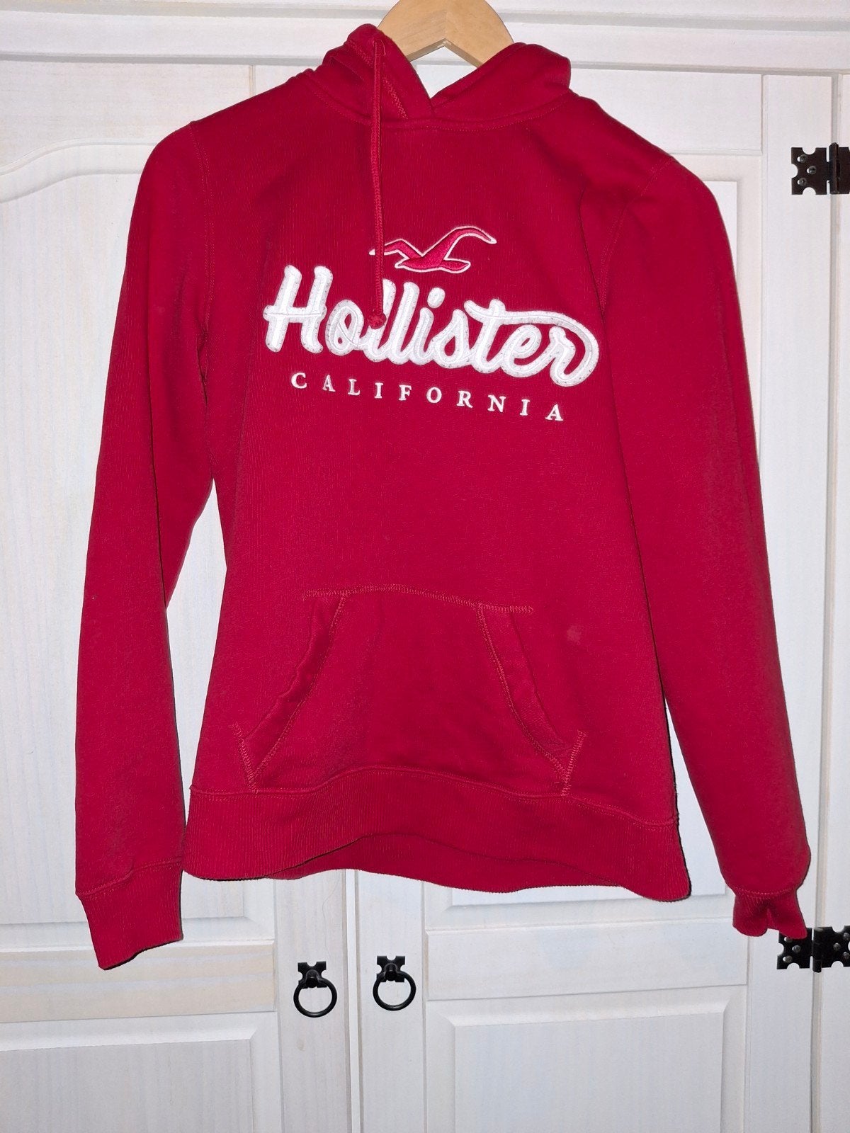 Hollister trui maat S/M, Ophalen of Verzenden, Zo goed als nieuw, Maat 38/40 (M), Rood