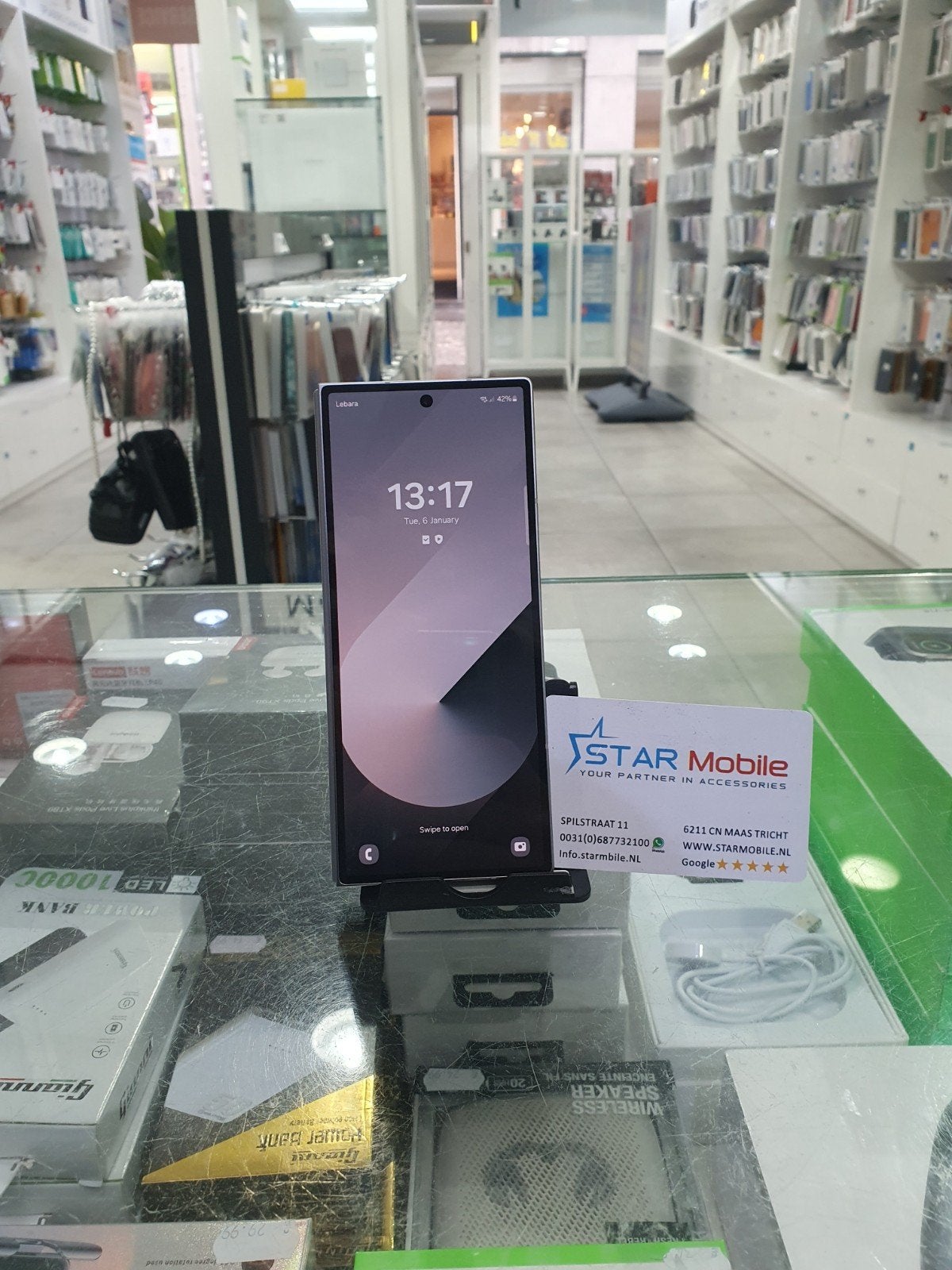 Samsung Z Fold 5 512gb 1 jaar garantie, Zwart, Zo goed als nieuw, Android OS, Zonder abonnement