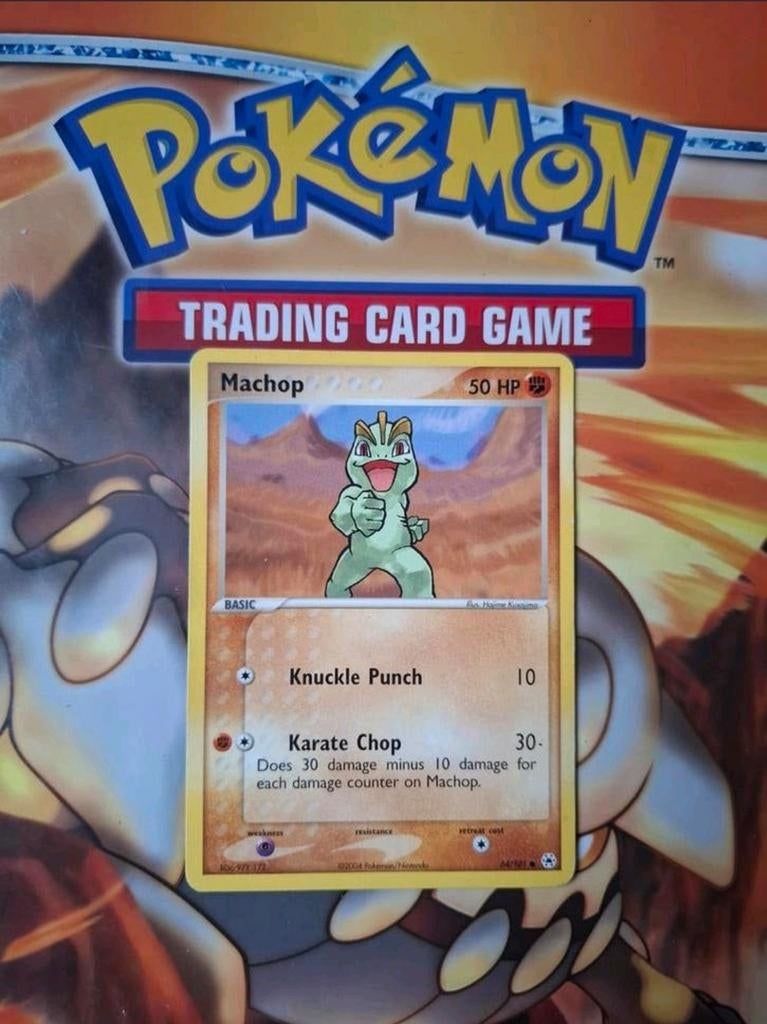 Machop 64/101 Ex Hidden Legends pokemon kaart, Ophalen of Verzenden, Gebruikt, Losse kaart