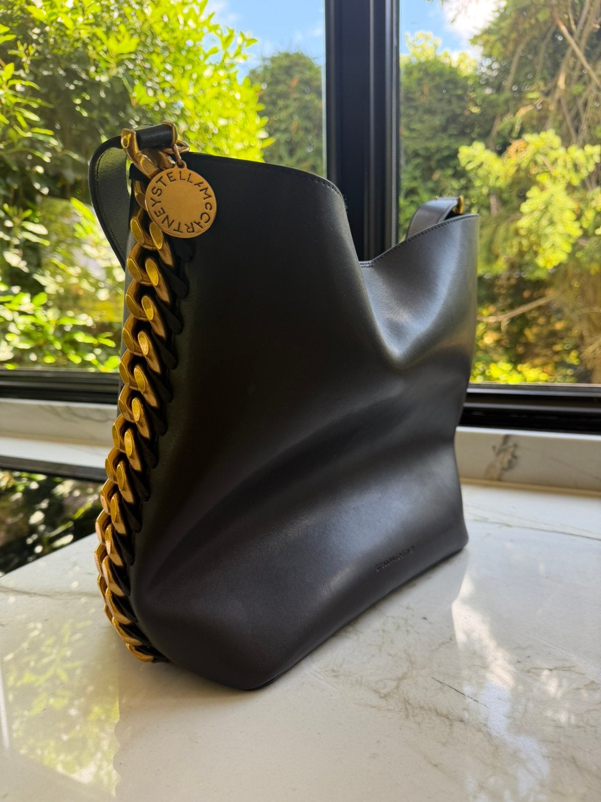Stella McCartney x H&M tas NIEUW, Ophalen of Verzenden, Zo goed als nieuw, Bruin, Overige typen