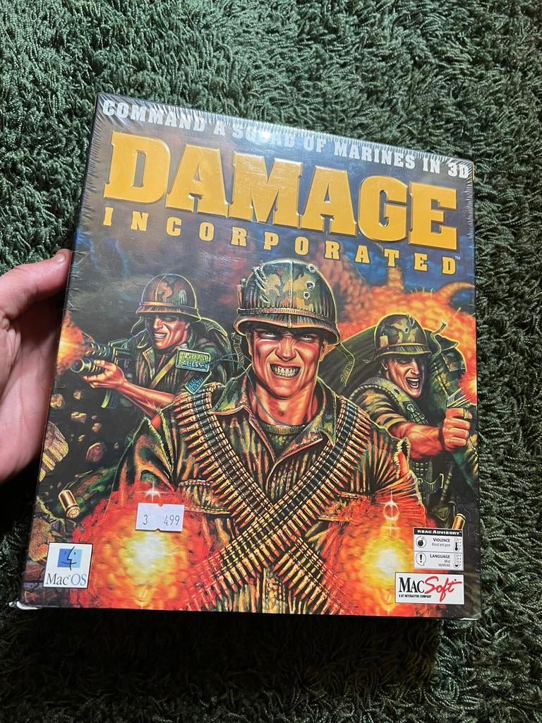Damage Incorporated- Mac cdrom - Big Box sealed, Puzzel en Educatief, 1 speler, Nieuw, Ophalen of Verzenden