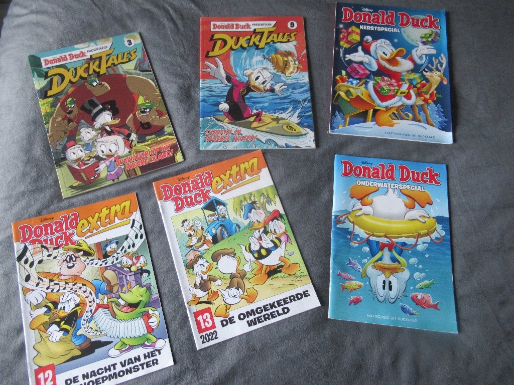 Donald Duck; Ducktales, Extra's en Specials, Meerdere stripboeken, Ophalen of Verzenden, Zo goed als nieuw