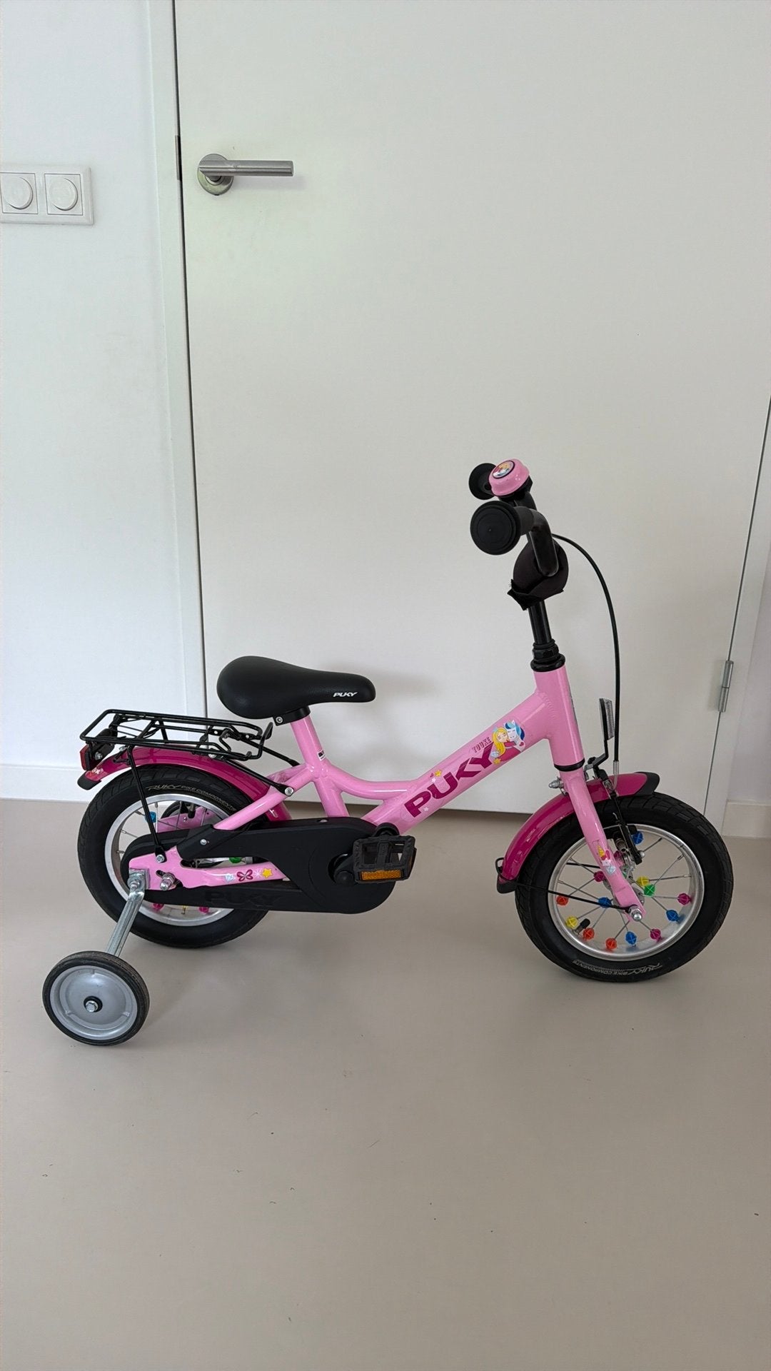 Kinderfiets PUKY YOUKE 12, Ophalen, Zo goed als nieuw, Terugtraprem, Verstelbare zitting