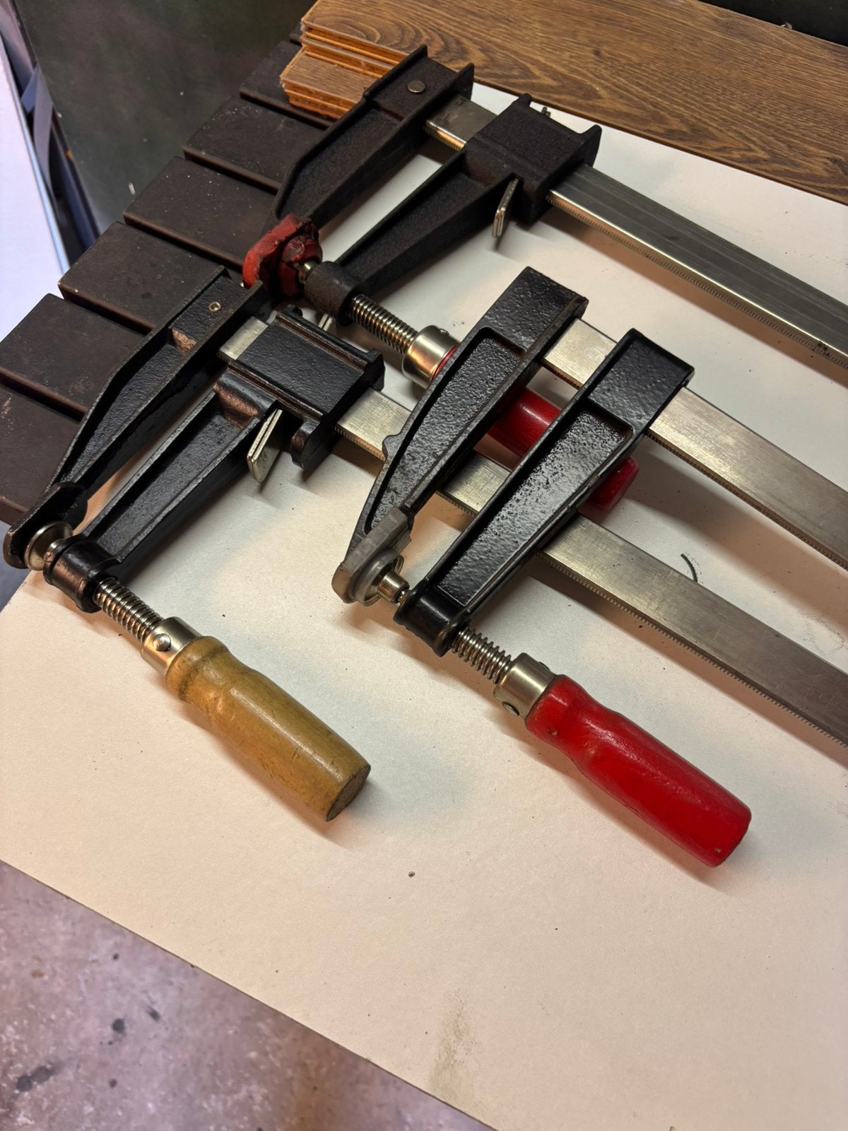 Lijmklemmen, Doe-het-zelf en Verbouw, Gereedschap | Handgereedschap, Ophalen, Gebruikt
