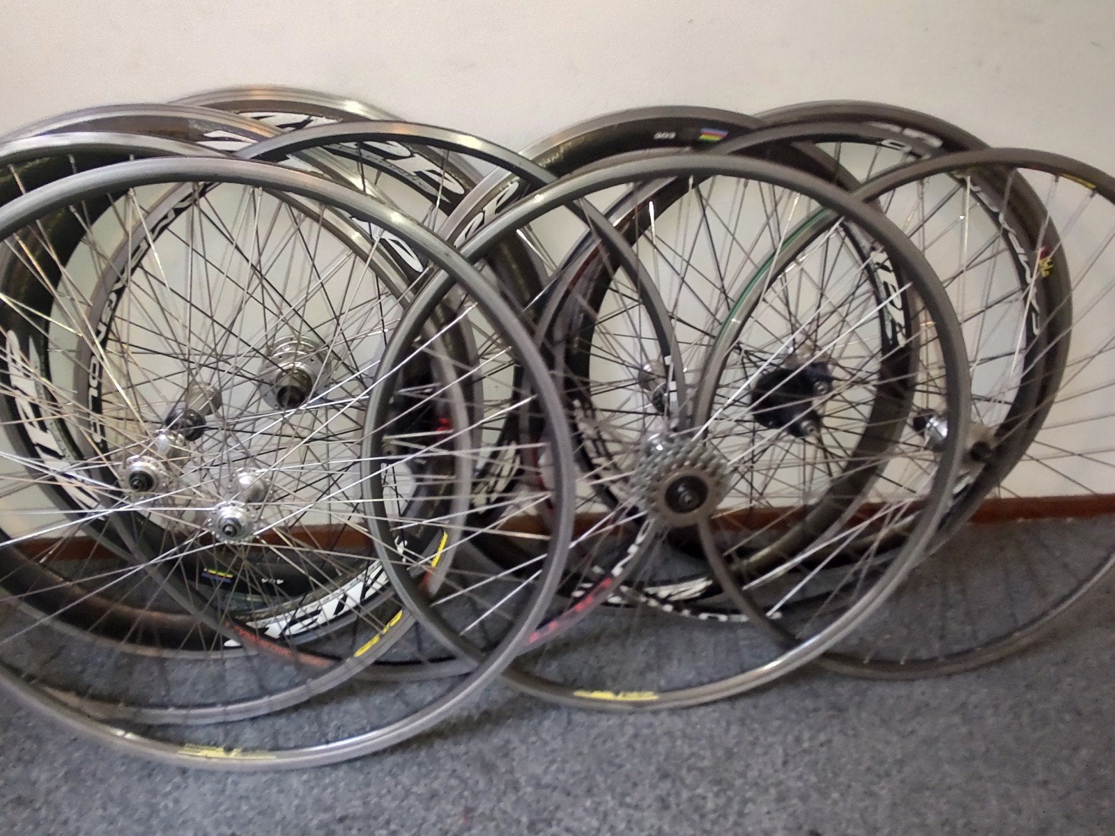 Top retro En Zipp wielen sets, Record naven,retro onderdelen, Ophalen, Carbon