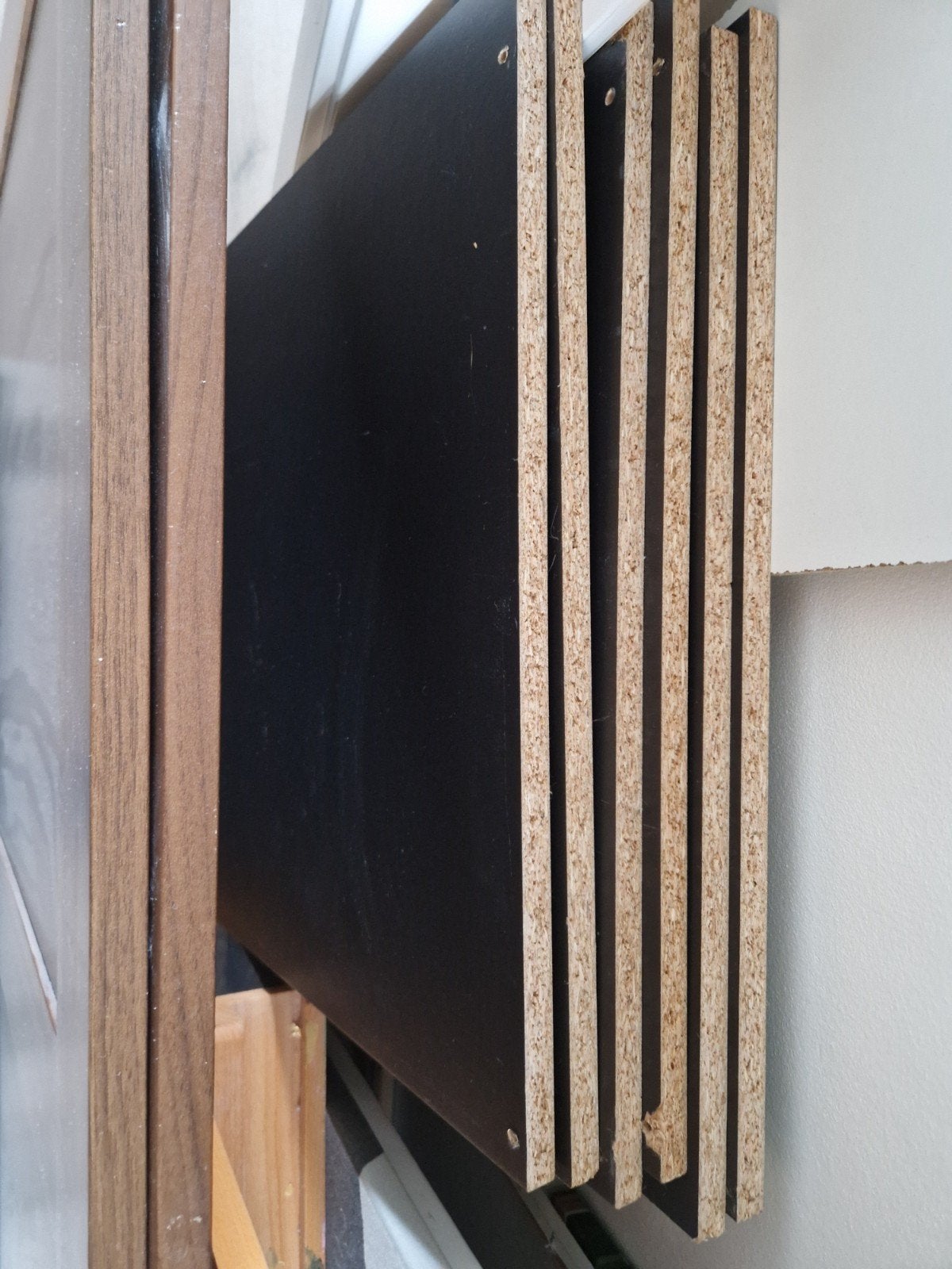 6x Zwarte planken voor IKEA Pax kast 75x58cm, Ophalen, Gebruikt