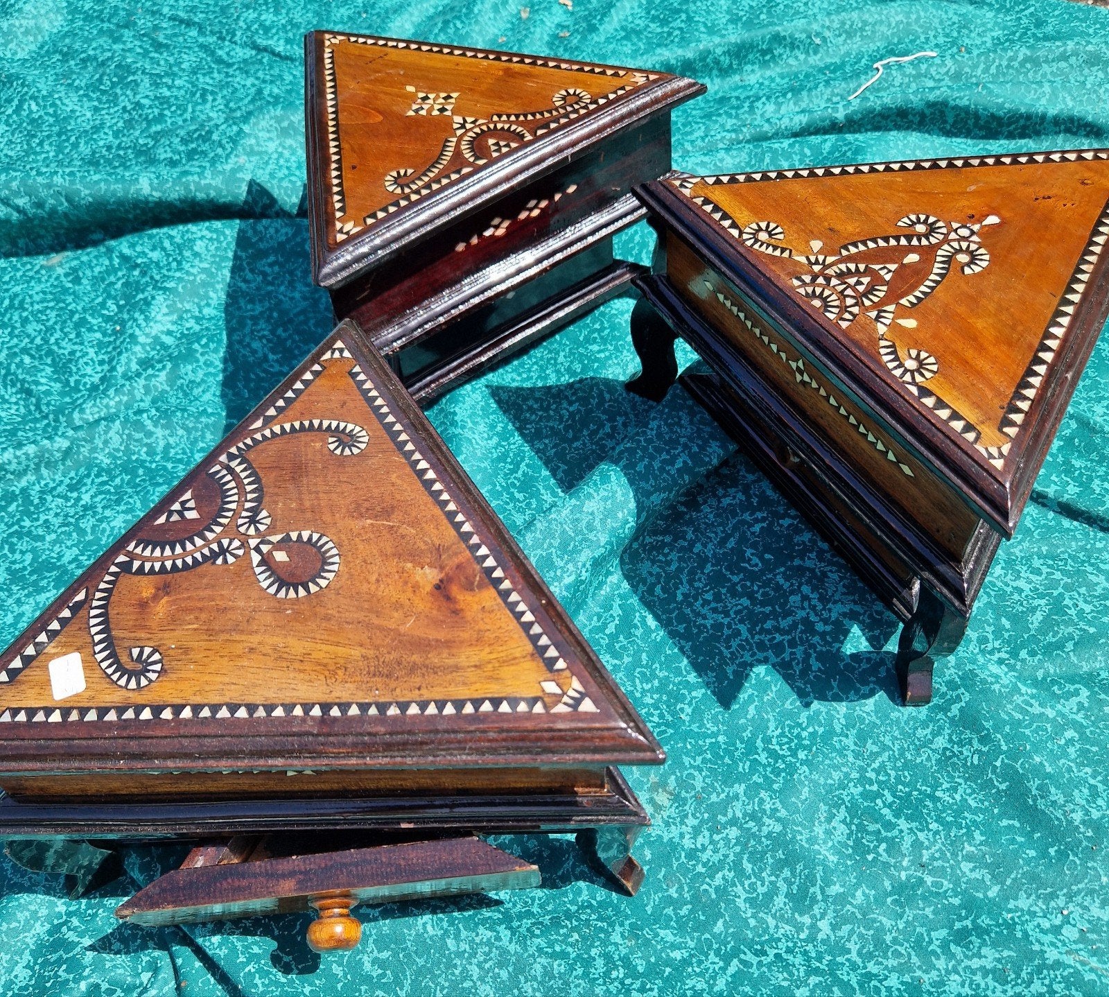 3 Balinese doosje, Huis en Inrichting, Woonaccessoires | Overige, Ophalen of Verzenden, Nieuw, Hout, Oosters
