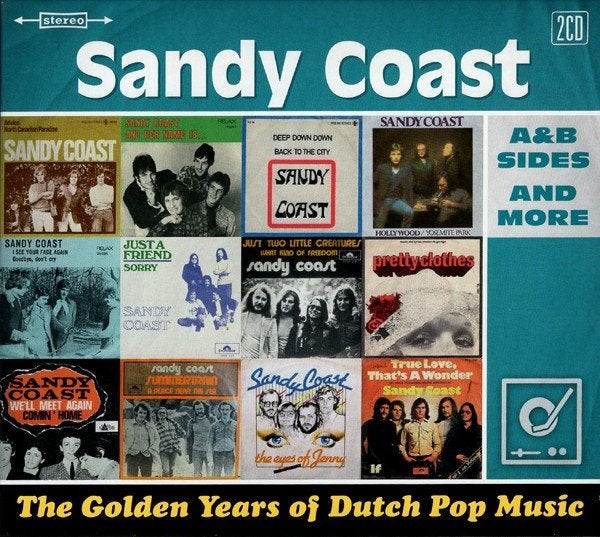 2CD Sandy Coast - Golden Years of Dutch POP Music, Cd's en Dvd's, Ophalen of Verzenden, Zo goed als nieuw, Pop, Inclusief boekje